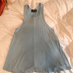 Light blue Fabrik top Small